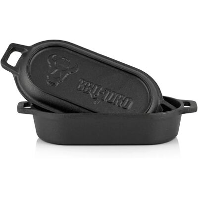 BBQ-Toro - Gusseisen Bräter 1 L - Cast Iron - Dutch Oven BBQ-Toro - Gusseisen Bräter 1 L - Cast Iron - Dutch Oven