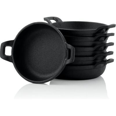 BBQ-Toro - Gusseisen Grillpfännchen - Ø13 cm - 6er Set BBQ-Toro - Gusseisen Grillpfännchen - Ø13 cm - 6er Set