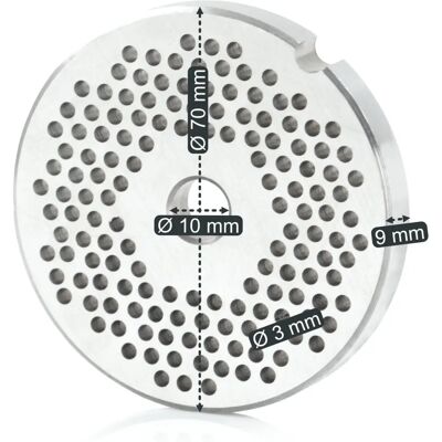 ZELSIUS - Lochscheibe ø7 cm - Ø3 mm - Meat grinder disk ZELSIUS - Lochscheibe ø7 cm - Ø3 mm - Meat grinder disk