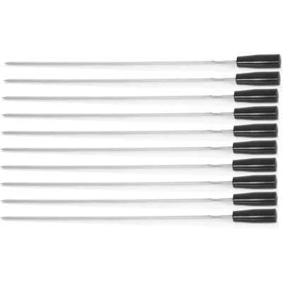 BBQ-Toro Edelstahl Grillspieße - 54cm - 10 Stück BBQ-Toro Edelstahl Grillspieße - 54cm - 10 Stück