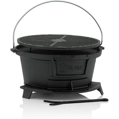 BBQ-Toro - Gusseisen Grilltopf Hibachi Style - 43x42x21,5 cm - Cast iron BBQ-Toro - Gusseisen Grilltopf Hibachi Style - 43x42x21,5 cm - Cast iron