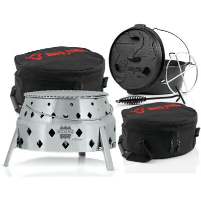BBQ-Toro - 6-teiliges Dutch Oven Set - Dutch Oven BBQ-Toro - 6-teiliges Dutch Oven Set - Dutch Oven