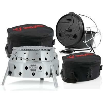 BBQ-Toro - 6-teiliges Dutch Oven Set - Dutch Oven BBQ-Toro - 6-teiliges Dutch Oven Set - Dutch Oven