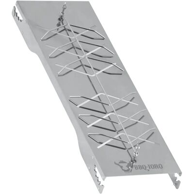 BBQ-Toro Edelstahl Flammlachsbrett für Fisch und Lachs - 50x15cm BBQ-Toro Edelstahl Flammlachsbrett für Fisch und Lachs - 50x15cm