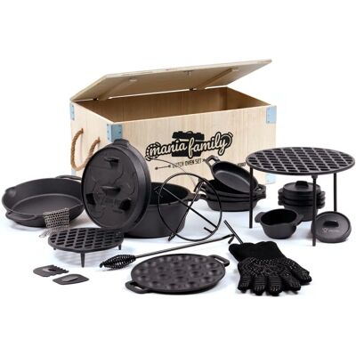 BBQ-Toro DO45PX - 4,2 L - Juego de Dutch Oven BBQ-Toro DO45PX - 4,2 L - Juego de Dutch Oven