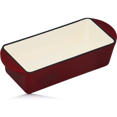 Mahlzeit - Gusseisen Auflaufform Eckig 1,6L Dark Cherry - 1.6L - Dark Cherry - Cast Iron Casserole Mahlzeit - Gusseisen Auflaufform Eckig 1,6L Dark Cherry - 1.6L - Dark Cherry - Cast Iron Casserole