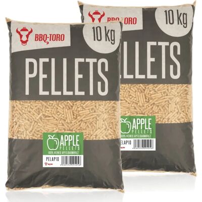 Bbq-toro Pellet di mele - 20kg Legno Naturale Bbq-toro Pellet di mele - 20kg Legno Naturale