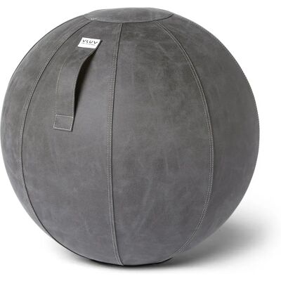 VLUV Vega Vegane Gymnastikball - Ergonomisch, 600-650mm, Grau VLUV Vega Vegane Gymnastikball - Ergonomisch, 600-650mm, Grau