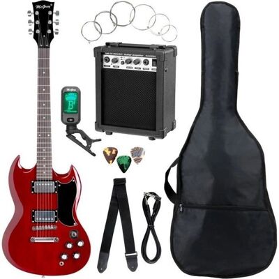 Mcgrey - Double Cut - Guitare électrique - Pack - Publicité Mcgrey - Double Cut - Guitare électrique - Pack - Publicité