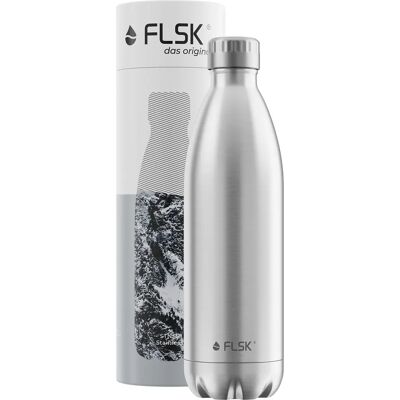 FLSK Edelstahl Isolierflasche 1L - Modern & Auslaufsicher FLSK Edelstahl Isolierflasche 1L - Modern & Auslaufsicher
