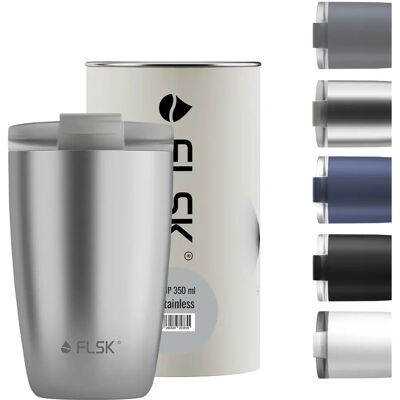 Thermos Cestovní Hrnek - Vakuové Izolace 350ml - Stříbro Thermos Cestovní Hrnek - Vakuové Izolace 350ml - Stříbro