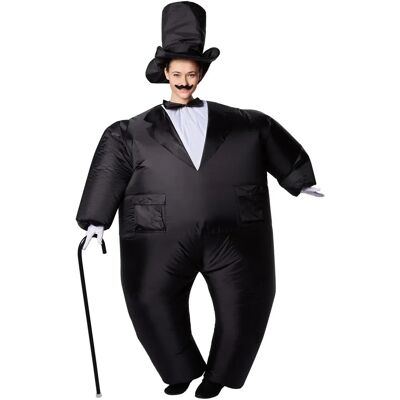 Costume de Smoking Auto-gonflable Tectake - Noir/Blanc - Publicité Costume de Smoking Auto-gonflable Tectake - Noir/Blanc - Publicité