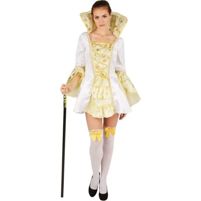 TecTake GmbH Emperor Costume for Women - White TecTake GmbH Emperor Costume for Women - White
