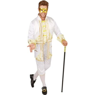 TecTake Kaiser Costume - White Majestic Regal Attire TecTake Kaiser Costume - White Majestic Regal Attire