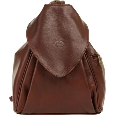 PIKÉ ANNA MARIA Leder Stadt Rucksack - Made in Italy PIKÉ ANNA MARIA Leder Stadt Rucksack - Made in Italy