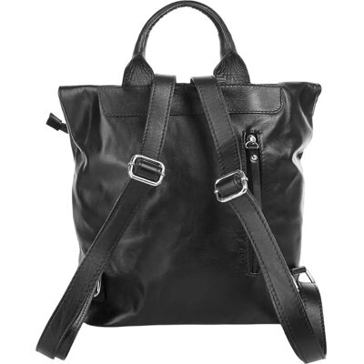 Samantha Look Cityrucksack - Echtes Leder - Made in Italy - Rucksack Samantha Look Cityrucksack - Echtes Leder - Made in Italy - Rucksack