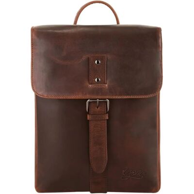 X-ZONE Leder Laptoprucksack - Casual, Glänzend, 13 Zoll X-ZONE Leder Laptoprucksack - Casual, Glänzend, 13 Zoll