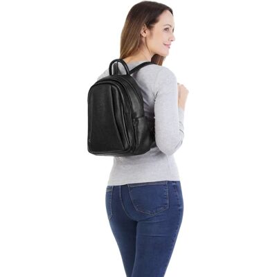 Cityrucksack Samantha LOOK - Echtes Leder - Made in Italy - Rucksack Cityrucksack Samantha LOOK - Echtes Leder - Made in Italy - Rucksack