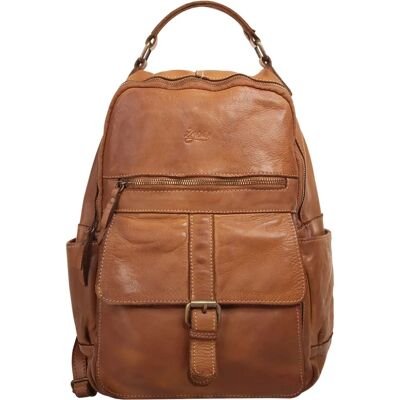 X-ZONE Leder Laptoprucksack - Retro Casual Italien X-ZONE Leder Laptoprucksack - Retro Casual Italien
