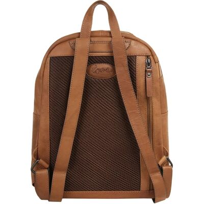 X-ZONE Laptoprucksack - Echtes Leder, Unisex, Casual X-ZONE Laptoprucksack - Echtes Leder, Unisex, Casual