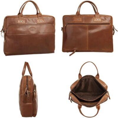 PIKÉ Echtes Leder Business-Tasche - Vintage Look PIKÉ Echtes Leder Business-Tasche - Vintage Look