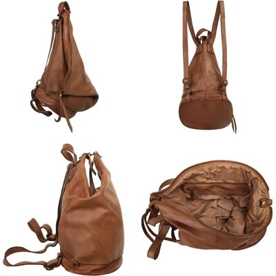 Cityrucksack SAMANTHA LOOK - Echtes Leder - Italien - Rucksack Cityrucksack SAMANTHA LOOK - Echtes Leder - Italien - Rucksack