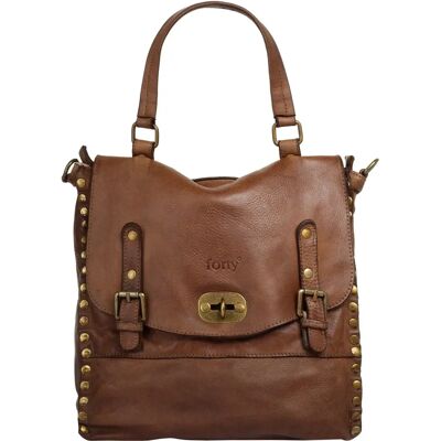 Cityrucksack FORTY - Vintage Leder Tasche - Made in Italy Cityrucksack FORTY - Vintage Leder Tasche - Made in Italy