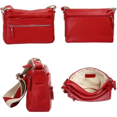Samantha Look Ledertasche - 25cm x 22cm x 5cm - Unisex Samantha Look Ledertasche - 25cm x 22cm x 5cm - Unisex