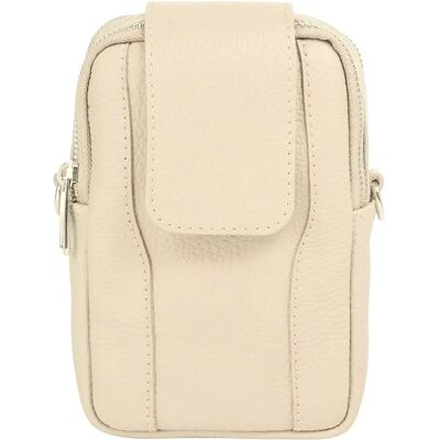 Samantha Look Leder Umhängetasche - 2 Hauptfächer - Made in Italy Samantha Look Leder Umhängetasche - 2 Hauptfächer - Made in Italy