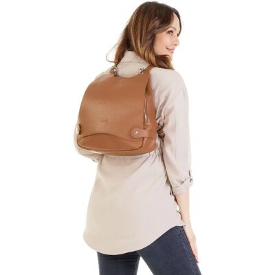 Cityrucksack CLUTY - Rindsleder - Lässiger Stil - 6L - Made in Italy Cityrucksack CLUTY - Rindsleder - Lässiger Stil - 6L - Made in Italy