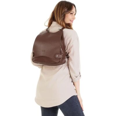 Cityrucksack CLUTY - Braun Rindsleder Casual - Rucksack Cityrucksack CLUTY - Braun Rindsleder Casual - Rucksack