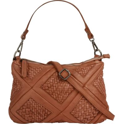 Samantha Look Ledertasche - Vintage Boho-Chic - Made in Italy Samantha Look Ledertasche - Vintage Boho-Chic - Made in Italy