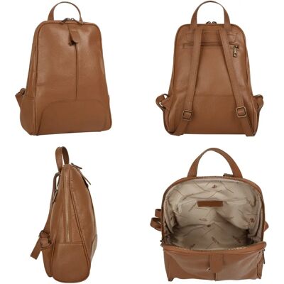 Cityrucksack Samantha Look - Klassischer Lederrucksack Cityrucksack Samantha Look - Klassischer Lederrucksack