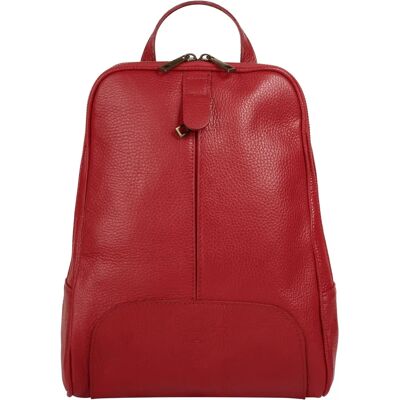 Samantha Look Rucksack - 20x32x6 cm - Klassisches Leder - Made in Italy Samantha Look Rucksack - 20x32x6 cm - Klassisches Leder - Made in Italy