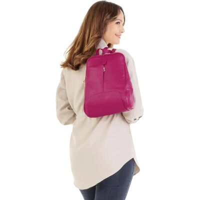 Samantha Look Pink Leder Cityrucksack - Rucksack Samantha Look Pink Leder Cityrucksack - Rucksack