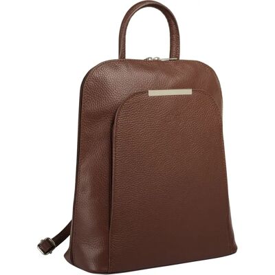 Cluty Echtes Leder Rucksack - Made in Italy - Unisex Cluty Echtes Leder Rucksack - Made in Italy - Unisex