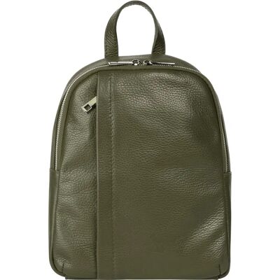 Samantha Look Cityrucksack - Dunkelgrün - Casual Rucksack - Made in Italy Samantha Look Cityrucksack - Dunkelgrün - Casual Rucksack - Made in Italy