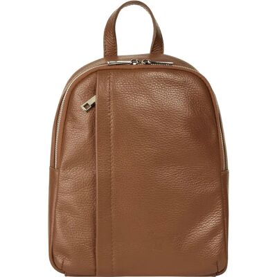 Cityrucksack SAMANTHA LOOK - Rindsleder, casual, Made in Italy Cityrucksack SAMANTHA LOOK - Rindsleder, casual, Made in Italy