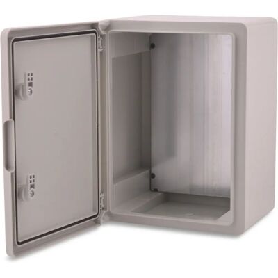 Boxexpert Light Gray ABS Wall-Mount Enclosure - Electrical Enclosure Boxexpert Light Gray ABS Wall-Mount Enclosure - Electrical Enclosure