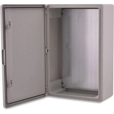 Boxexpert Hellgraues ABS Wandgehäuse - Elektronikschrank Boxexpert Hellgraues ABS Wandgehäuse - Elektronikschrank