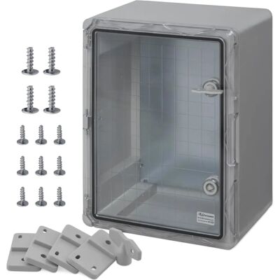 Boxexpert BXPPABST300400220-F01 Hellgraues ABS Wandgehäuse - Elektronikgehäuse Boxexpert BXPPABST300400220-F01 Hellgraues ABS Wandgehäuse - Elektronikgehäuse
