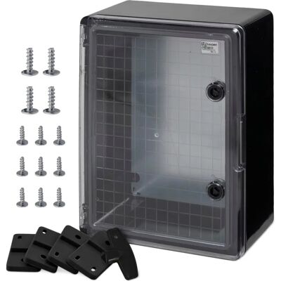 Boxexpert BXPPABSBT300400170-F01 Schwarz ABS Wandgehäuse - Elektronikzubehör Boxexpert BXPPABSBT300400170-F01 Schwarz ABS Wandgehäuse - Elektronikzubehör