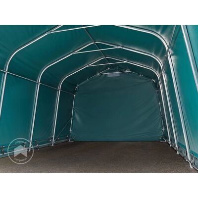 Tente de Garage Portable 3.3x7.2m TOOLPORT - Stable et Résistante - Publicité Tente de Garage Portable 3.3x7.2m TOOLPORT - Stable et Résistante - Publicité