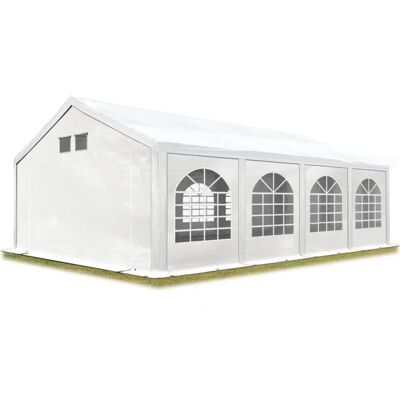 Toolport Tensile 4x8m - Tenda da festa impermeabile, bianca Toolport Tensile 4x8m - Tenda da festa impermeabile, bianca