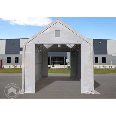 Toolport 4x8m Model 49831 Grey Industrial Tent with Skylights Toolport 4x8m Model 49831 Grey Industrial Tent with Skylights