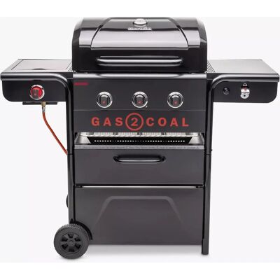Char-Broil Gas2Coal Edition Spéciale 3-Brûleurs - Barbecue Hybride - Publicité Char-Broil Gas2Coal Edition Spéciale 3-Brûleurs - Barbecue Hybride - Publicité
