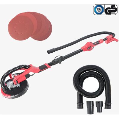 Lijadora telescópica para paredes y techos 710 W - Rojo - Inalámbrica Lijadora telescópica para paredes y techos 710 W - Rojo - Inalámbrica