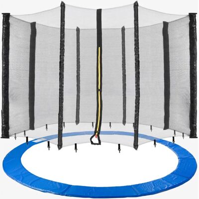 Arebos AR-HE-PN366-8 trampoline d’exercice - trampoline avec couvre-bord et filet - Publicité Arebos AR-HE-PN366-8 trampoline d’exercice - trampoline avec couvre-bord et filet - Publicité