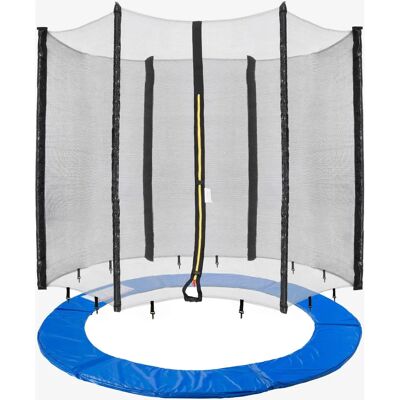 Arebos Trampolín de Ejercicio - Protectores y Red - 244cm Arebos Trampolín de Ejercicio - Protectores y Red - 244cm