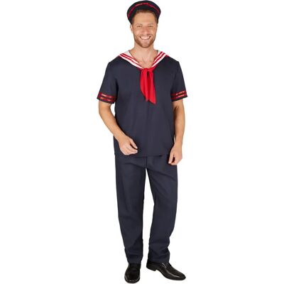 TecTake GmbH Men Sailor Costume - L TecTake GmbH Men Sailor Costume - L